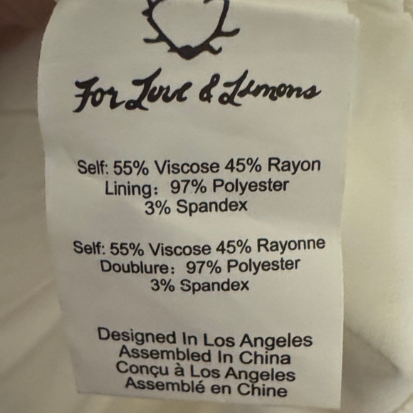 For Love And Lemons White and Lace Dress - NWT - Picture 10 of 10